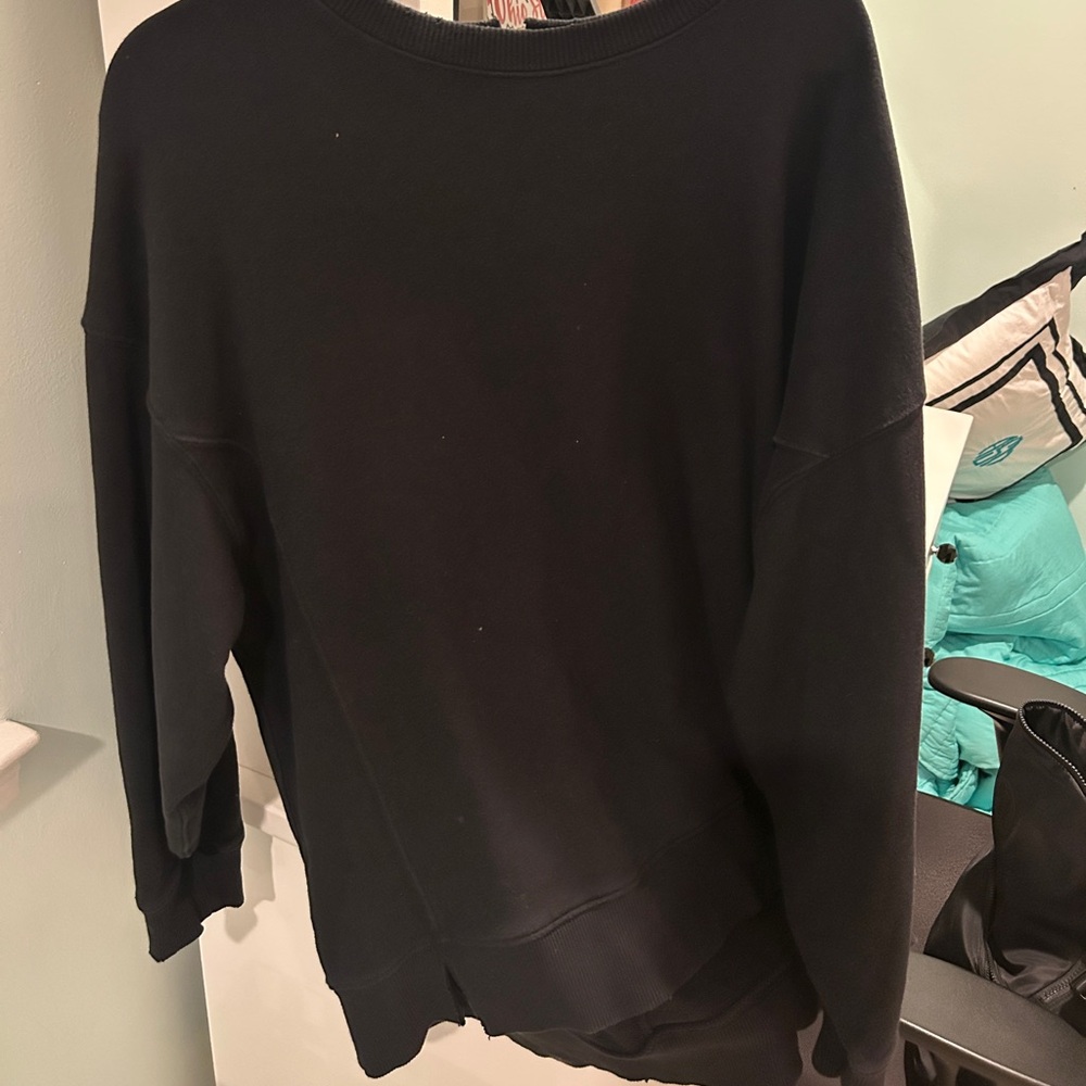 Oversized Black Aerie Sweatshirt